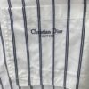 Dior 24SS New Arrival Shirt Featured in Dior's Winter 2024 Men's Collection Show, Fashionably Tailored to Highlight Workwear Aesthetics, Crafted from Blue Striped Cotton Fabric with a Christian Dior Couture Embroidered Chest Pocket, Oversized Fit for a Casual Style