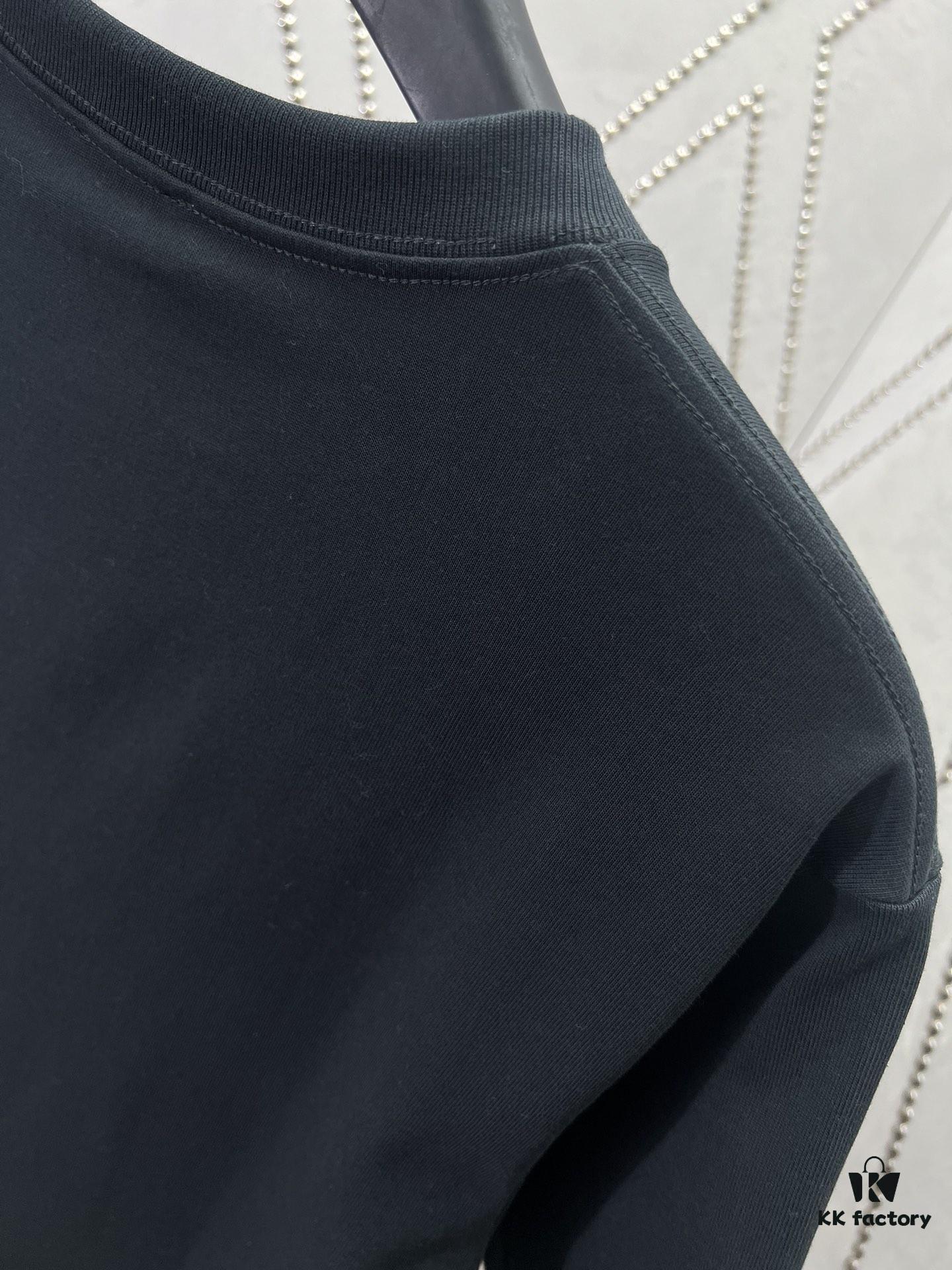 Dior 25SS Spring Collection Limited Edition Snake Year Embroidered Letter Short Sleeve T-Shirt Unisex