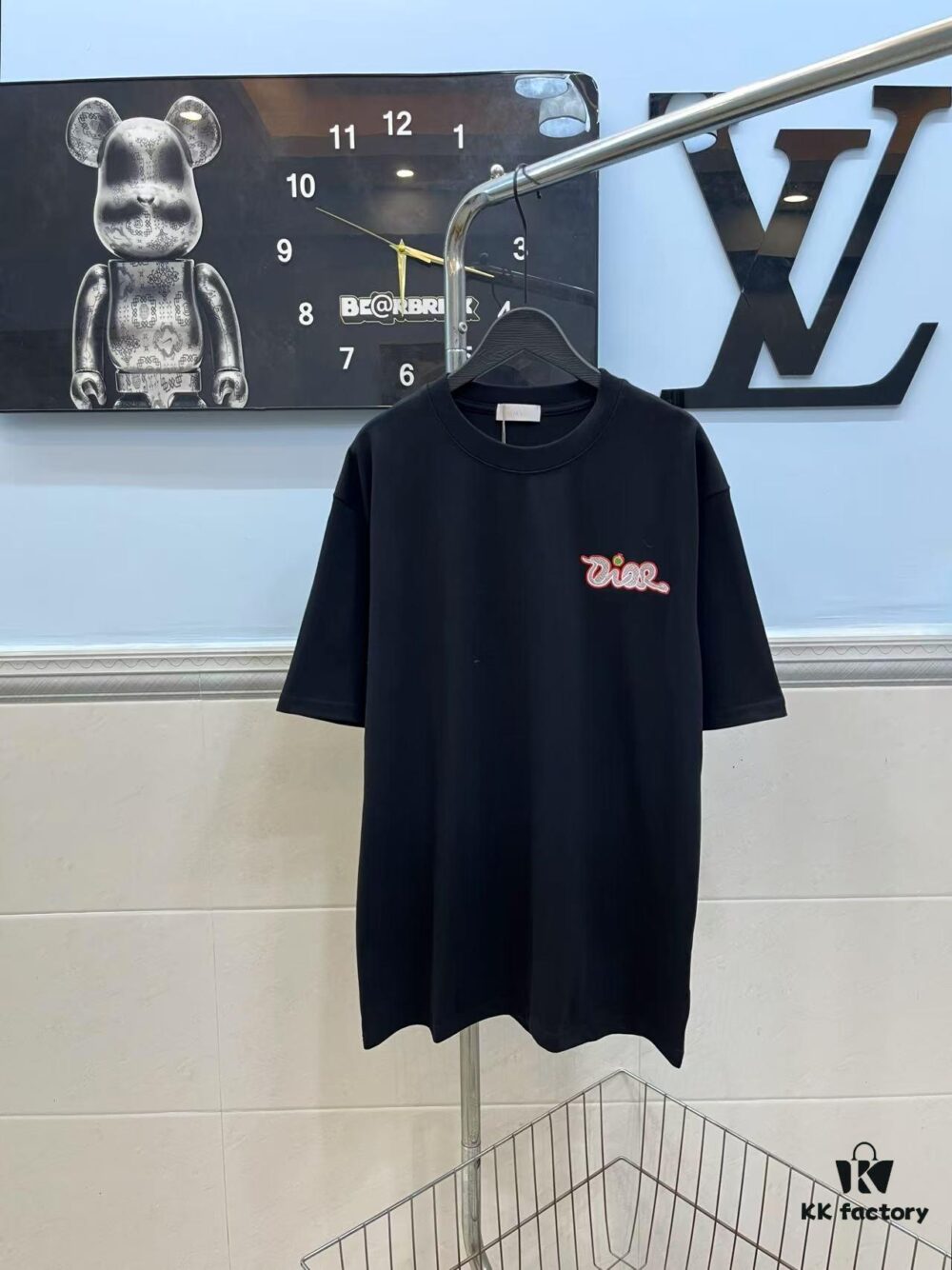 DIOR 2025 Year of the Snake Limited Edition Embroidered Snake Short Sleeve T-Shirt