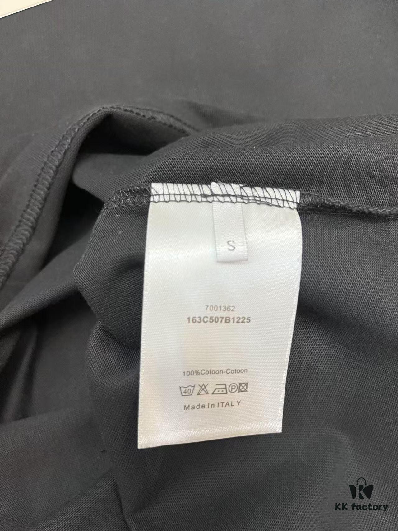 DIOR 2025 Year of the Snake Limited Edition Embroidered Snake Short Sleeve T-Shirt