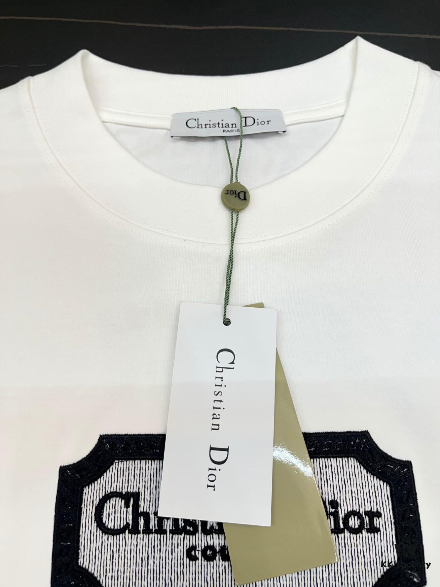 DIOR New Classic Embroidered Short Sleeve T-Shirt