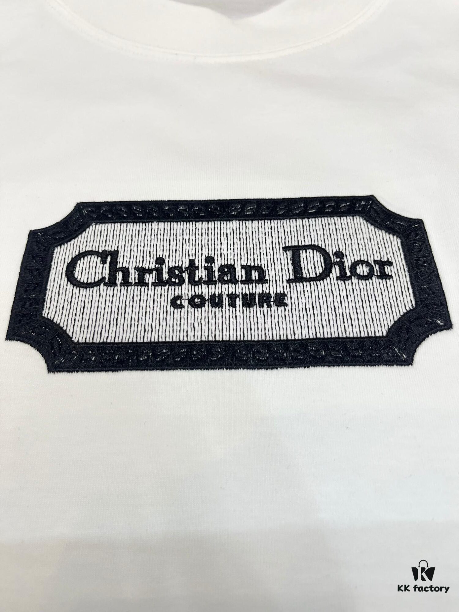 DIOR New Classic Embroidered Short Sleeve T-Shirt