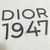 DIOR Dior Embroidered Round Neck Short Sleeve T-Shirt, 280g Double-Layer Pure Cotton Fabric, Exquisite Thousands-of-Needle Embroidery on Chest, Soft and Comfortable Fit, Premium Three-Label Version, Unisex Design