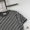 New Dior 2024 Spring/Summer CD Cotton Short Sleeve Loose T-Shirt, Knitted All-Over Print Unisex