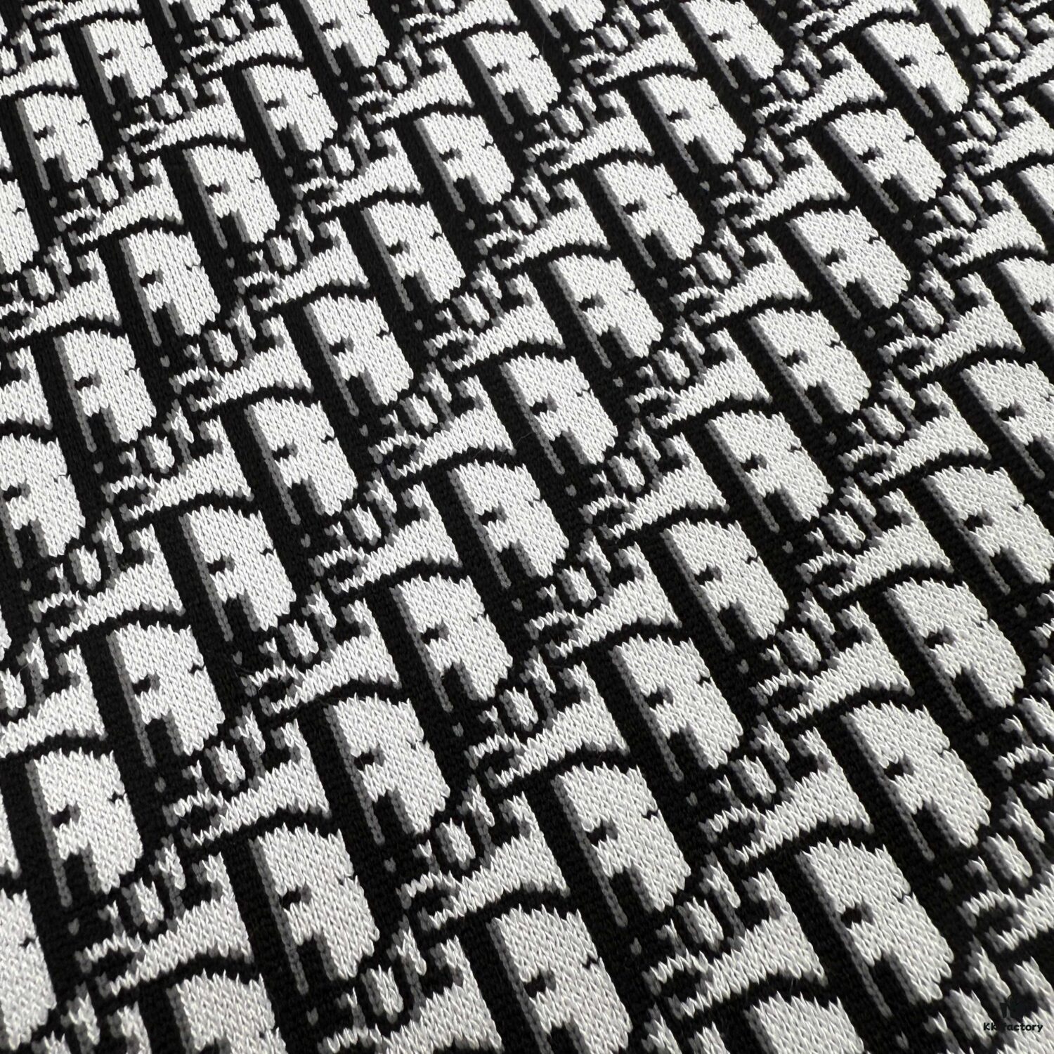 New Dior 2024 Spring/Summer CD Cotton Short Sleeve Loose T-Shirt, Knitted All-Over Print Unisex