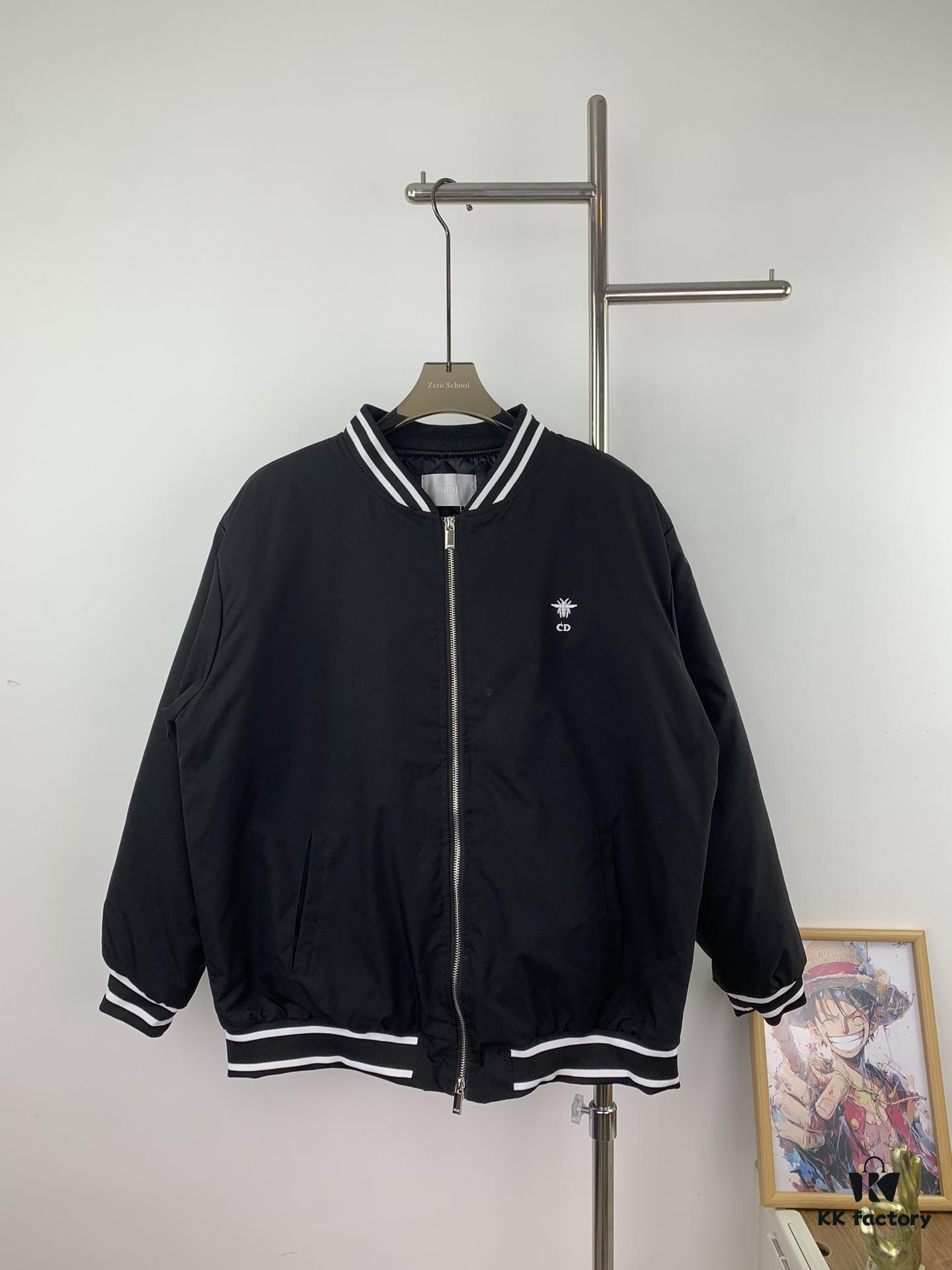 DIOR 2023 SS Embroidered Back Pilot Jacket Cotton Coat