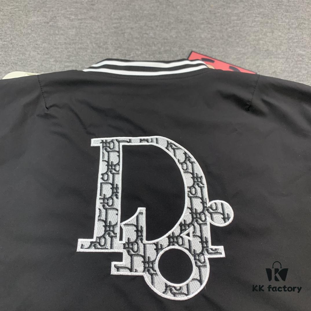 DIOR 2023 SS Embroidered Back Pilot Jacket Cotton Coat