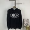 2023 DIOR Autumn-Winter New Arrival Letter Jacquard Crew Neck Sweater Unisex Stylish Soft Knitwear