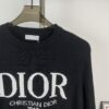 2023 DIOR Autumn-Winter New Arrival Letter Jacquard Crew Neck Sweater Unisex Stylish Soft Knitwear