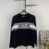 New Dior DIOR 2024 Latest Jacquard Knit Long Sleeve Sweater Unisex