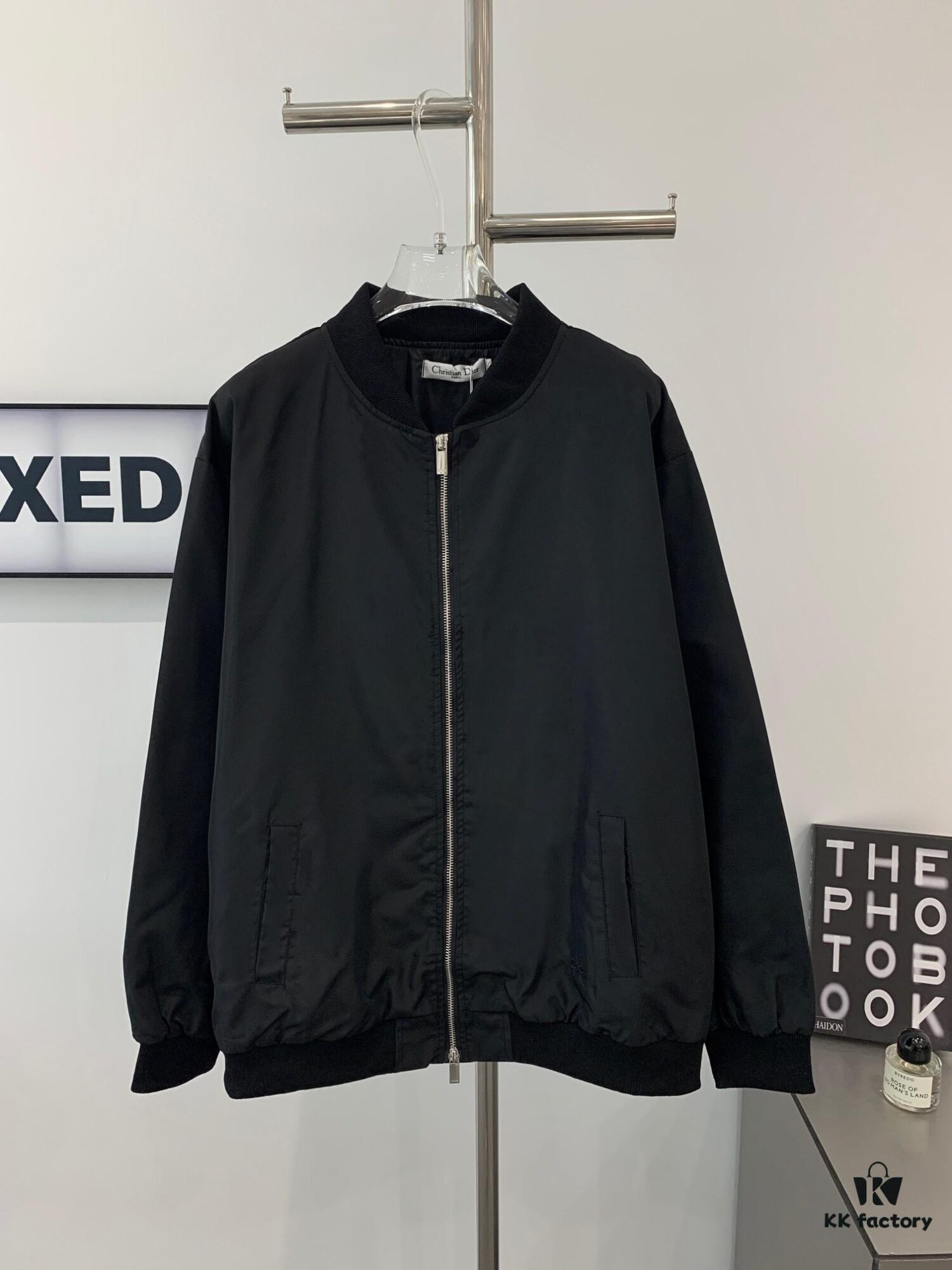 New DIOR Dior CD2023SS Embroidered Pilot Jacket with Back Cursive Logo Unisex