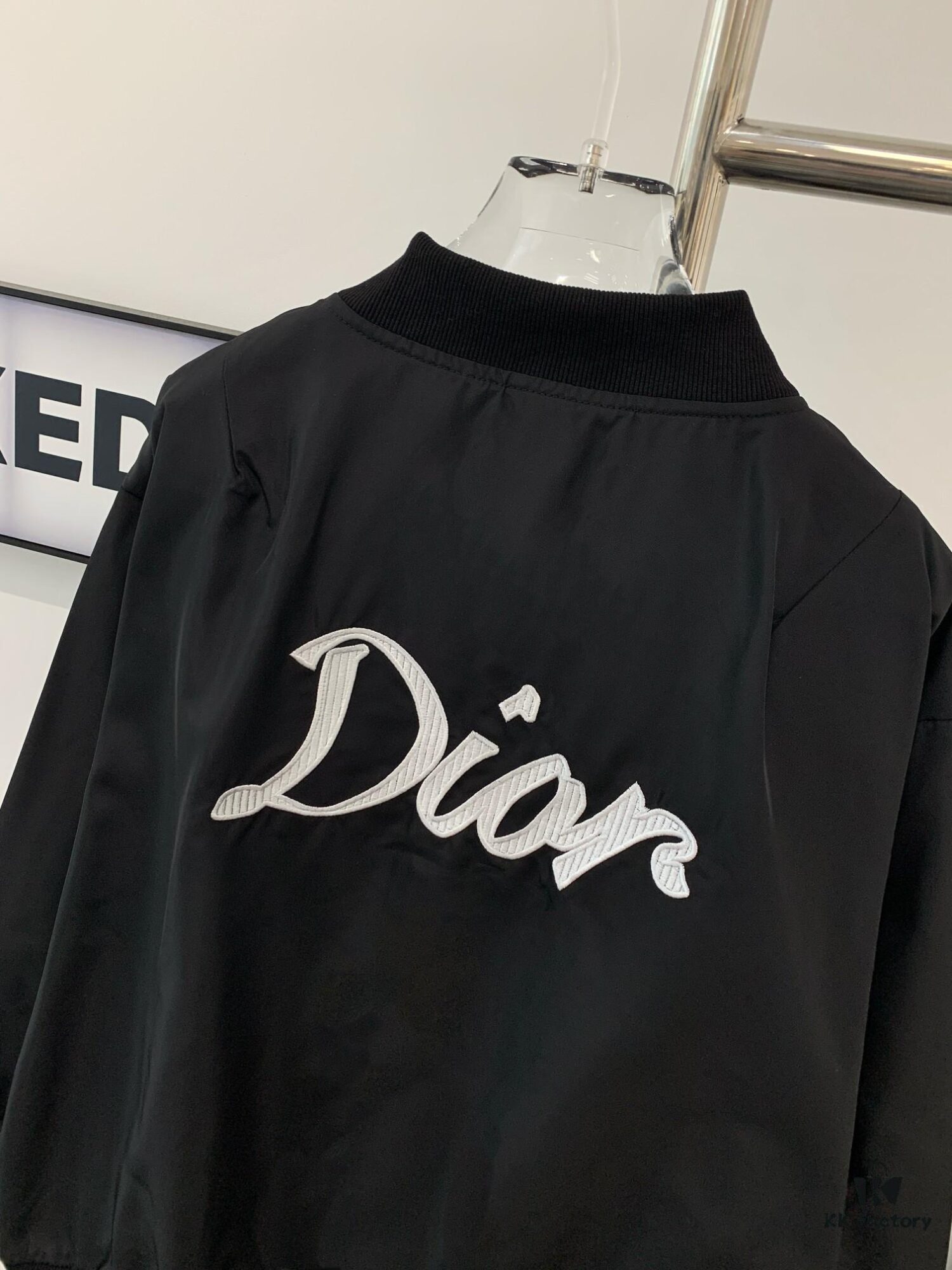 New DIOR Dior CD2023SS Embroidered Pilot Jacket with Back Cursive Logo Unisex