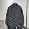 New Dior Jacquard Print Shirt Jacket with Patch Pocket