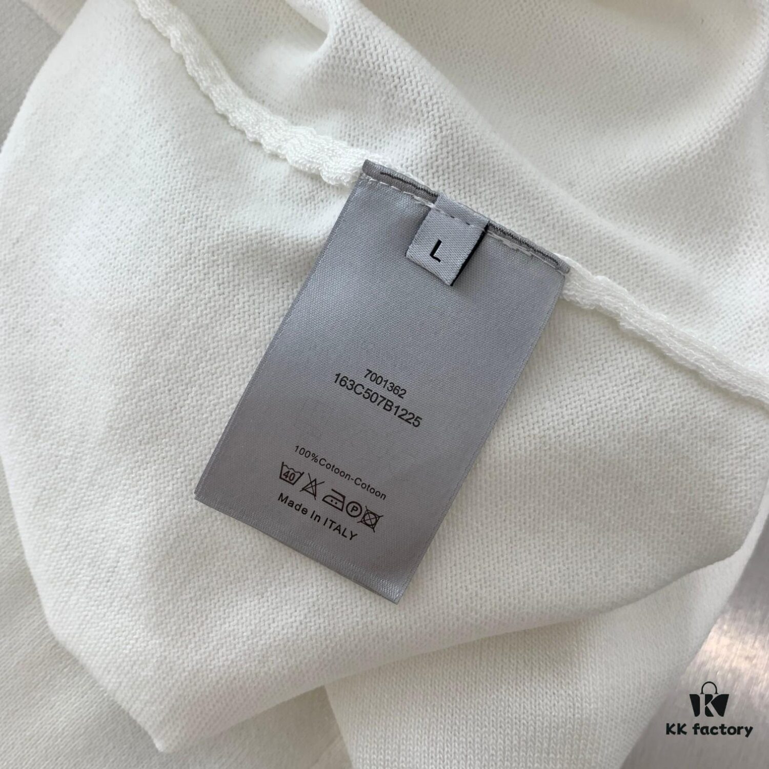 New Dior DIOR 2024 Collection Jacquard Knit Short-Sleeve Slim-Fit Stretch T-Shirt Unisex