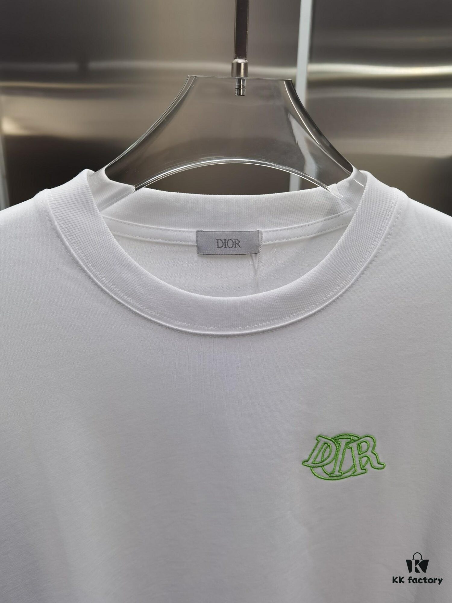 Dior D'or (Embroidered Premium Version, Different from Standard Stock) Short Sleeve T-Shirt