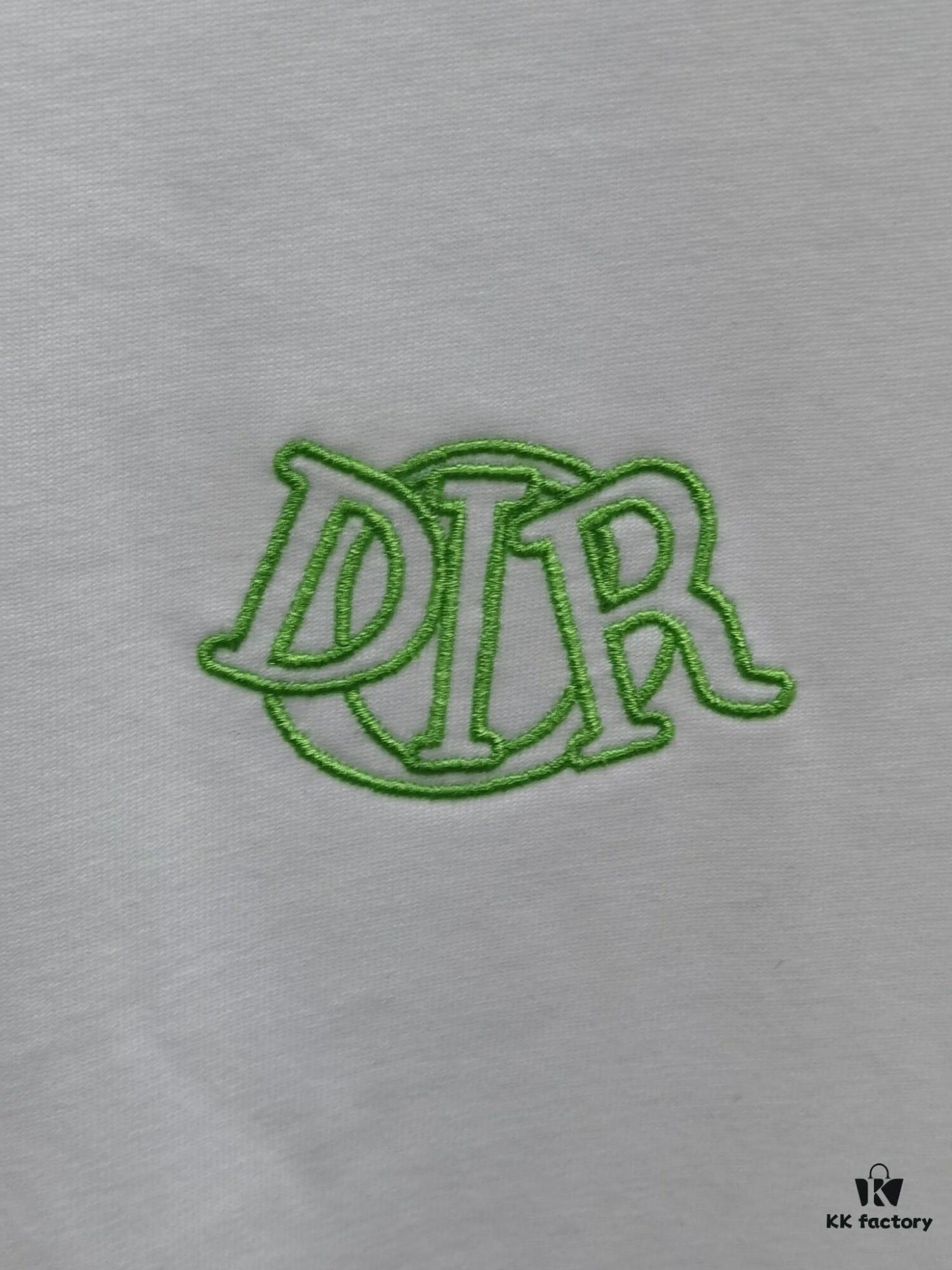 Dior D'or (Embroidered Premium Version, Different from Standard Stock) Short Sleeve T-Shirt