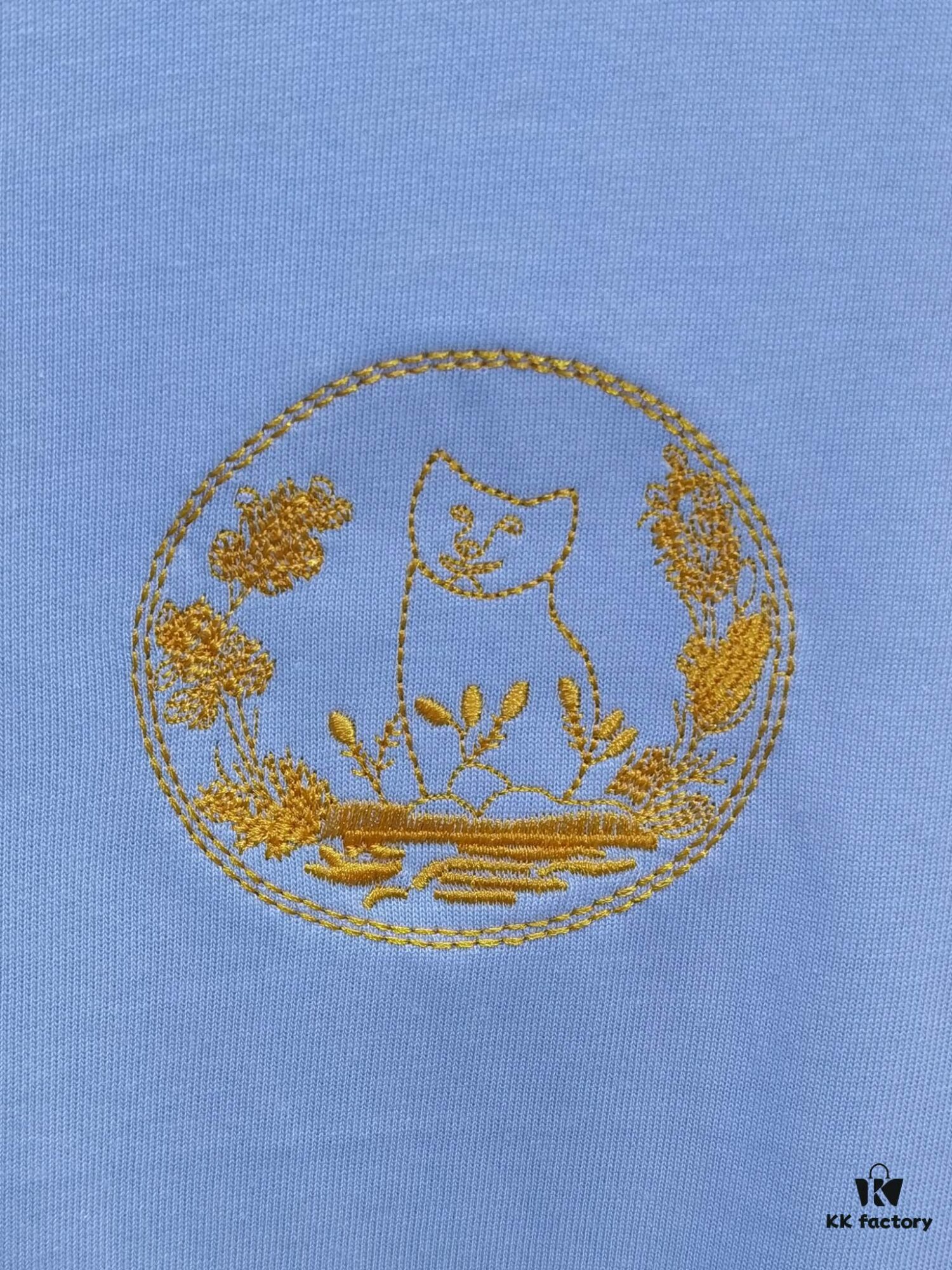 Dior D'OR (Embroidered Top-tier Version, Different from Regular Stock) Short Sleeve T-Shirt