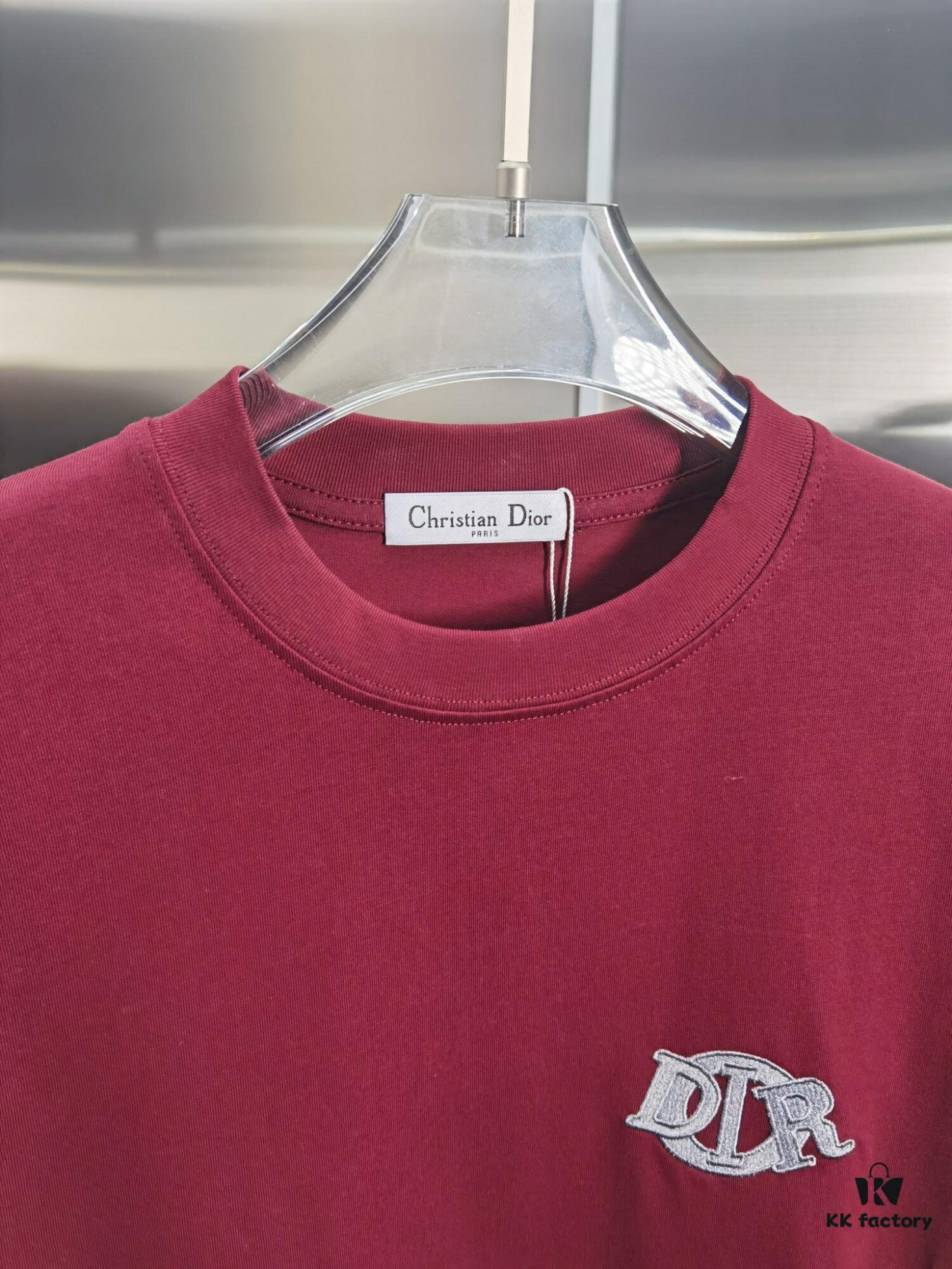 Dior D'Or (Embroidered Top-tier Version, Distinct from Standard Stock) Short Sleeve T-Shirt