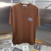 Dior D'Or (Embroidered Premium Version, Different from Standard Stock) Short Sleeve T-Shirt