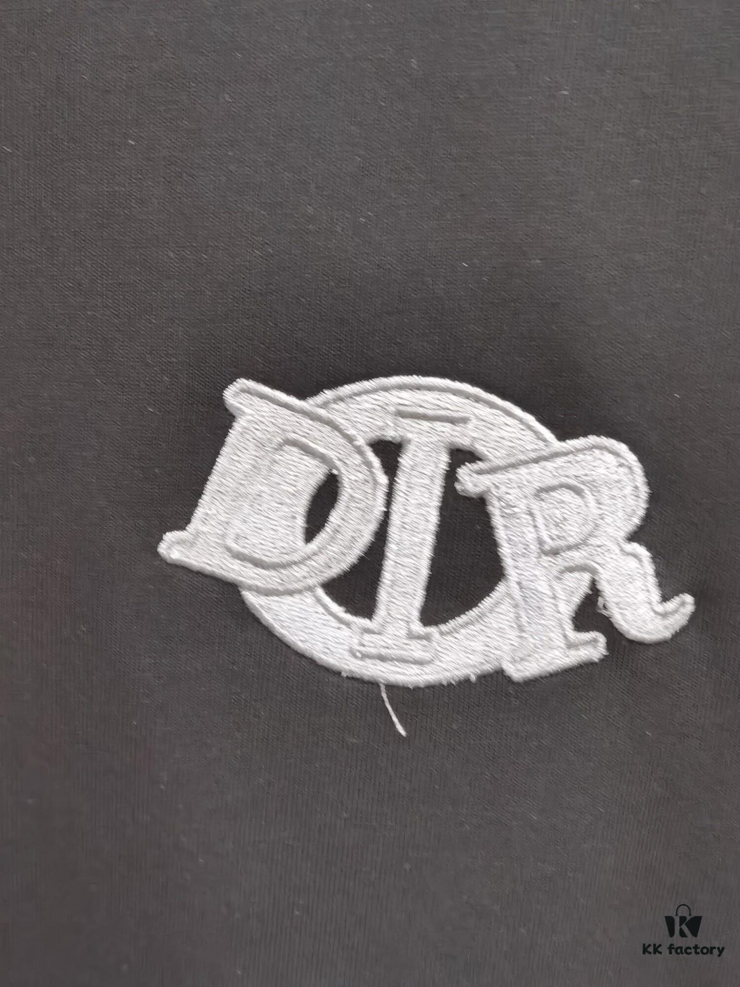 Dior D'Or (Top-tier Embroidered Version, Different from Standard Stock) Short Sleeve T-Shirt