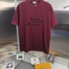 Dior D'Or (Embroidered Premium Version, Different from Standard Stock) Short Sleeve T-Shirt