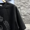 Dior Crown Crystal Embellished Short Sleeve T-Shirt