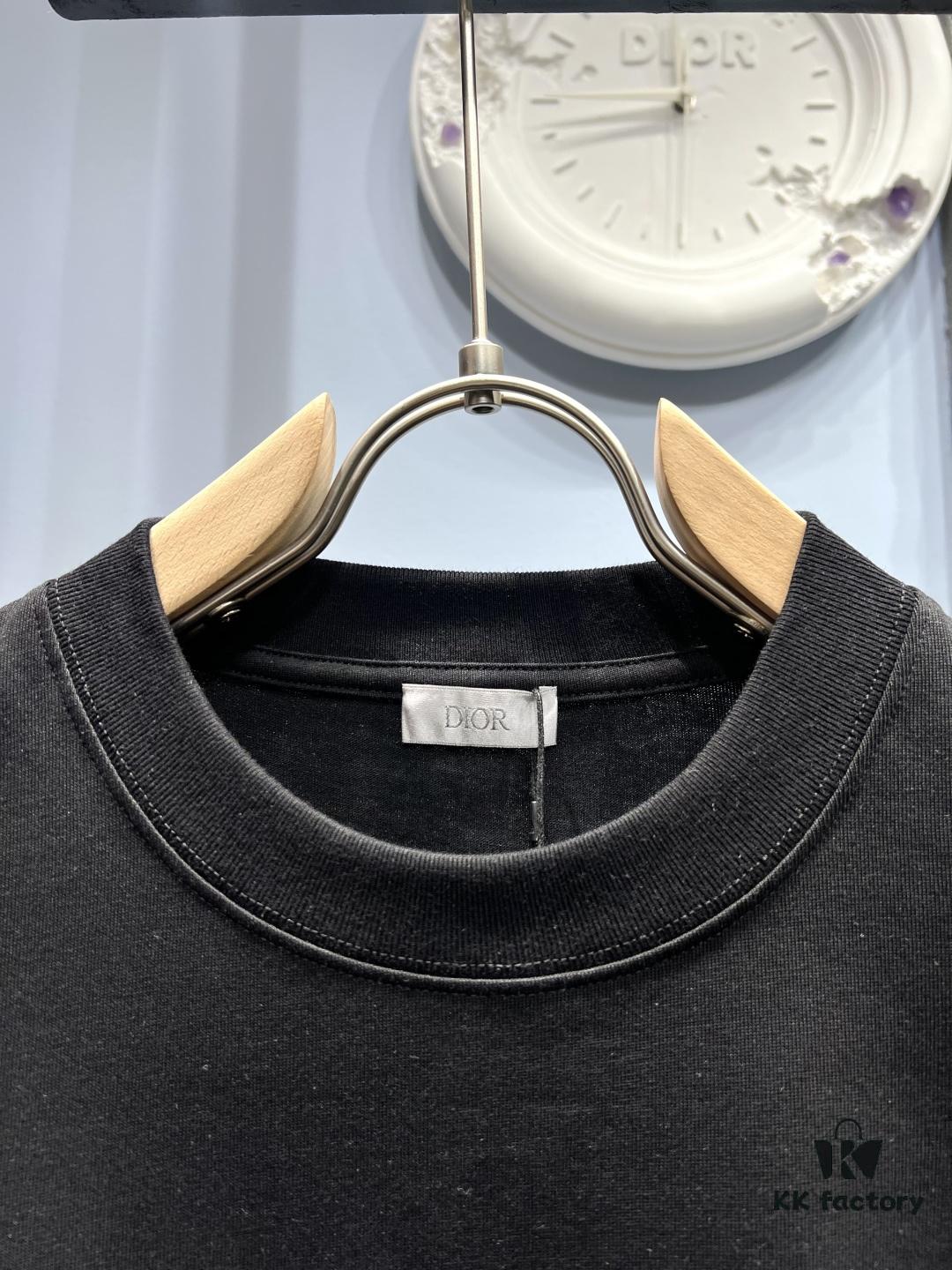 Dior Hand-Signed 'Dior for My Real Friends' Graphic Short-Sleeve T-Shirt