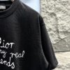 Dior Hand-Signed 'Dior for My Real Friends' Graphic Short-Sleeve T-Shirt
