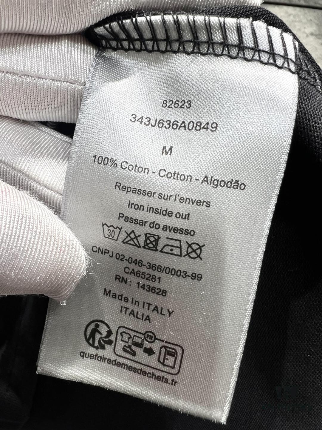 Dior Hand-Signed 'Dior for My Real Friends' Graphic Short-Sleeve T-Shirt