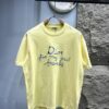 Dior Hand-Signed Print Short Sleeve T-Shirt