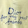 Dior Hand-Signed Print Short Sleeve T-Shirt