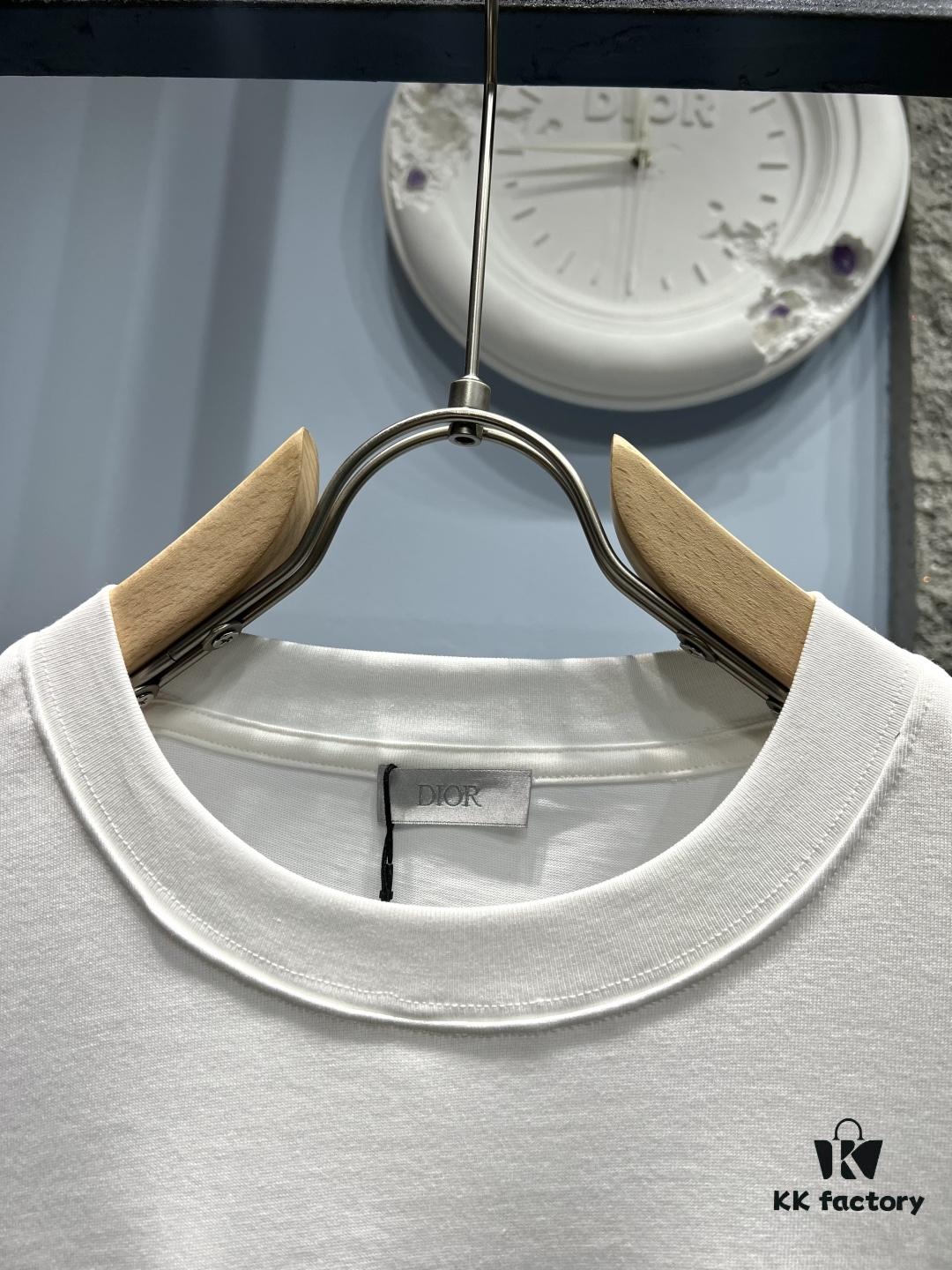 Dior Hand-Signed Print Short-Sleeve T-Shirt