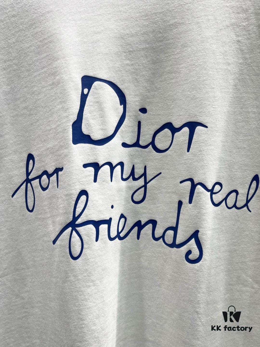 Dior Hand-Signed Print Short-Sleeve T-Shirt