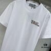 DIOR Snake Embroidery Design Cotton Woven Shirt