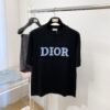Dior 2025 Latest Short Sleeve T-Shirt, Stylish and Fashionable with Exquisite Embroidered Logo on Chest, Simple and Versatile Design