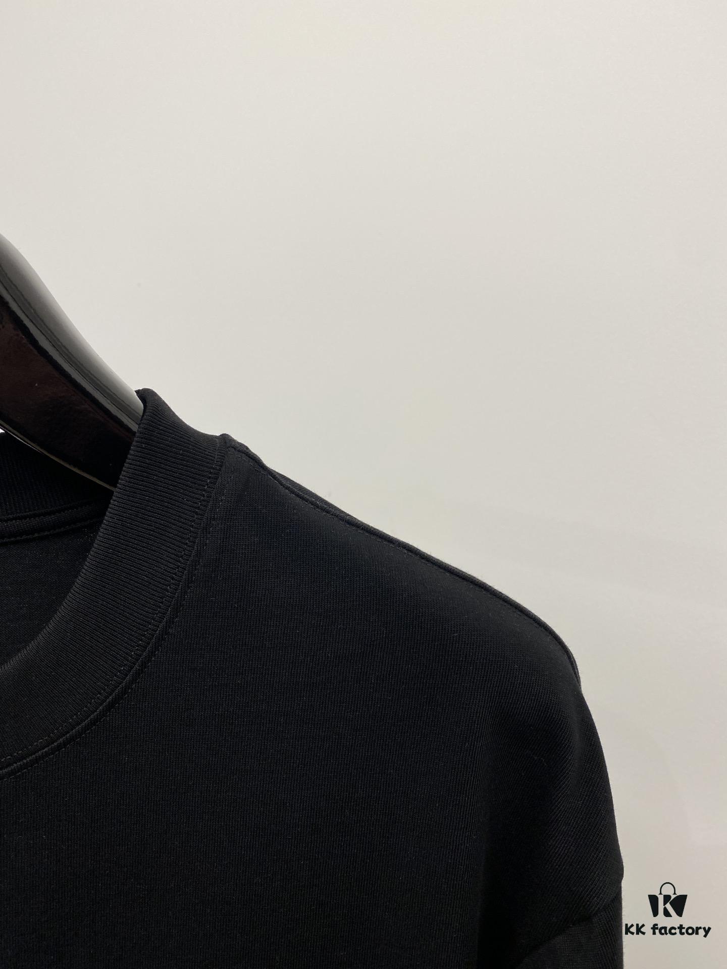 Dior 2025 Latest Short Sleeve T-Shirt, Stylish and Fashionable with Exquisite Embroidered Logo on Chest, Simple and Versatile Design