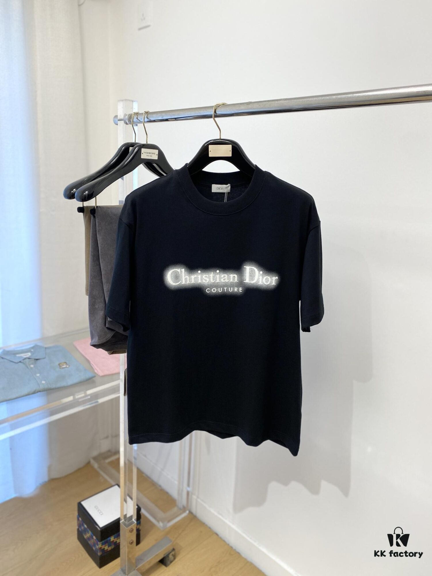 Dior 2025 Latest Short Sleeve T-Shirt, Stylish and Modern with Premium Chest Print Logo, Minimalist and Versatile Design