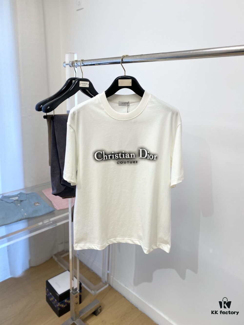 Dior 2025 Latest Short Sleeve T-Shirt, Stylish and Minimalist Design with Premium Chest Logo Print, Made of High-Quality Cotton Fabric