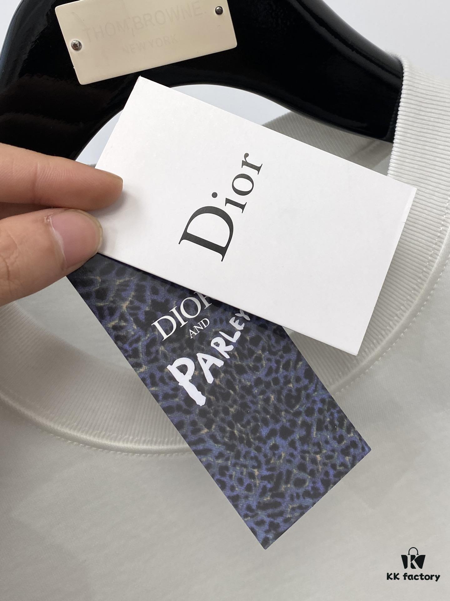 Dior 2025 Latest Short Sleeve T-Shirt, Stylish and Minimalist Design with Premium Chest Logo Print, Made of High-Quality Cotton Fabric