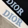 Dior 25s Streetwear T-Shirt, Unisex Design, Minimalist Style with 3D Embroidered Logo, Premium 260g Cotton Fabric, Black and White Options