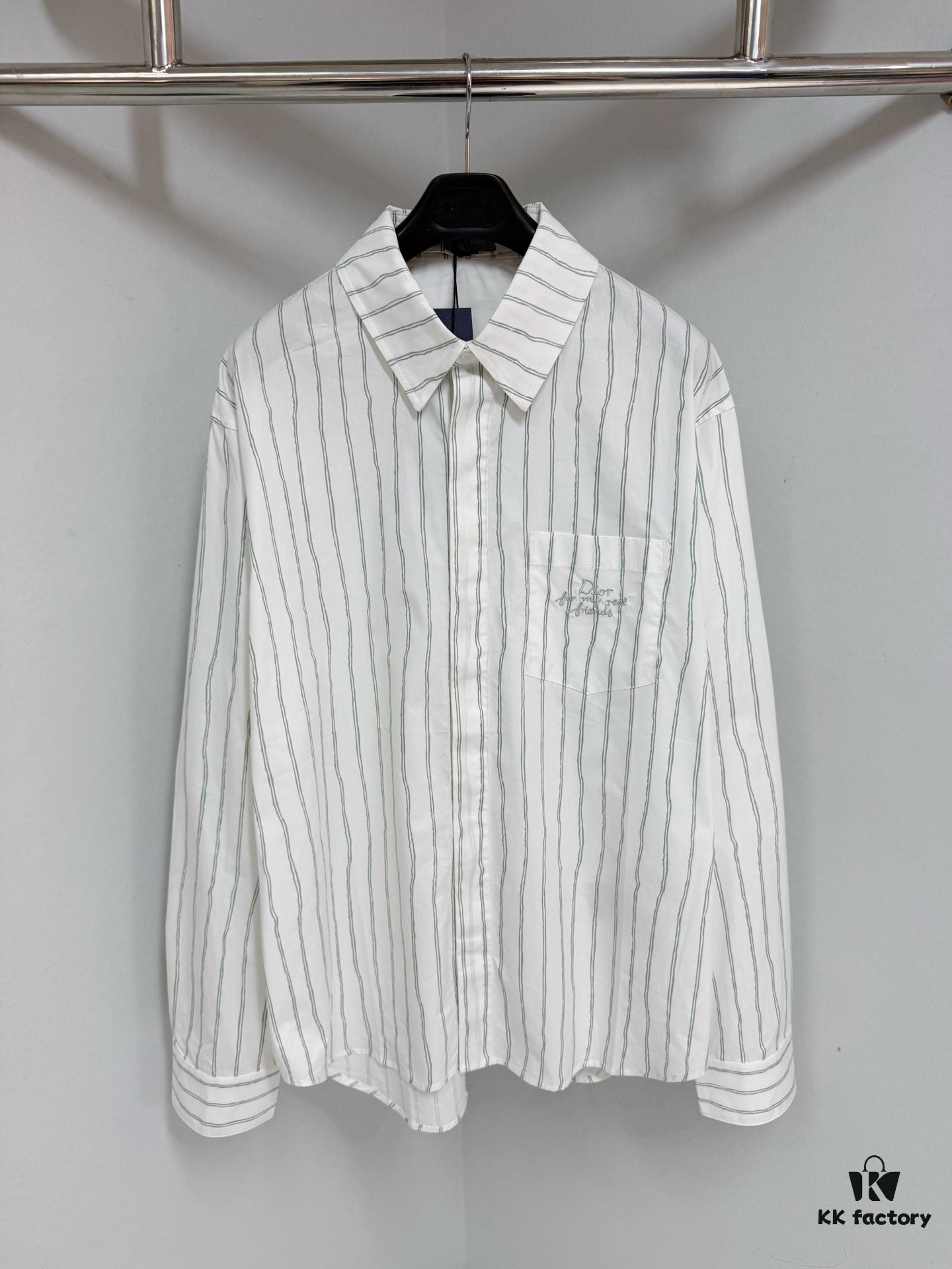 Dior 25ss New Arrival Shirt Combines Modern Elegance with Traditional Aesthetics