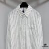 Dior 25ss New Arrival Shirt Combines Modern Elegance with Traditional Aesthetics