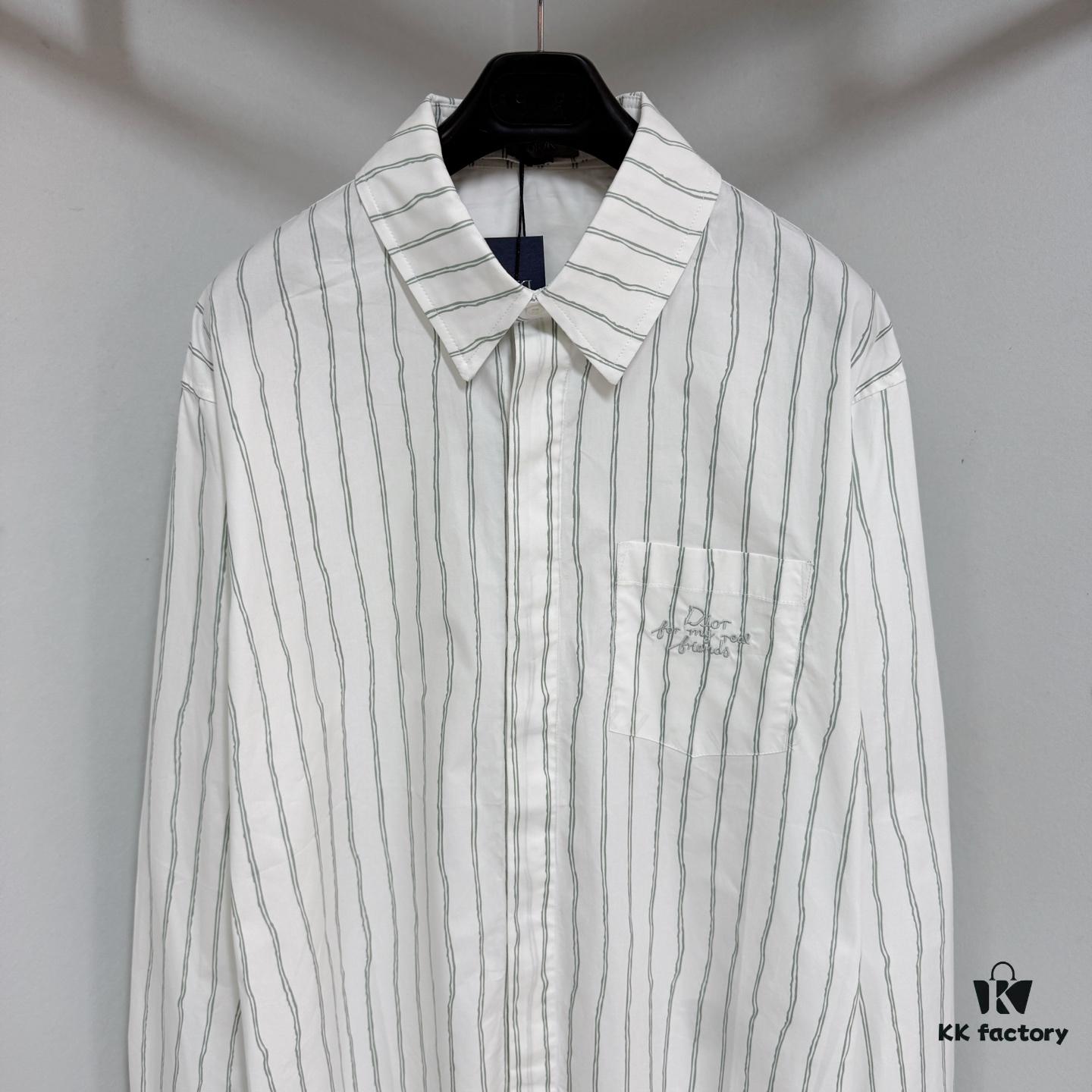 Dior 25ss New Arrival Shirt Combines Modern Elegance with Traditional Aesthetics