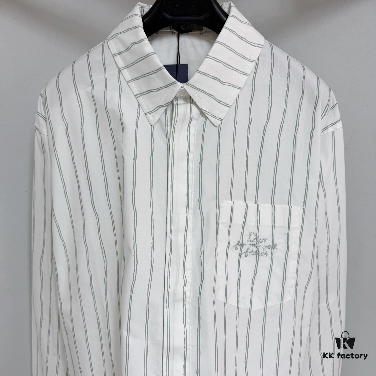 Dior 25ss New Arrival Shirt Combines Modern Elegance with Traditional Aesthetics