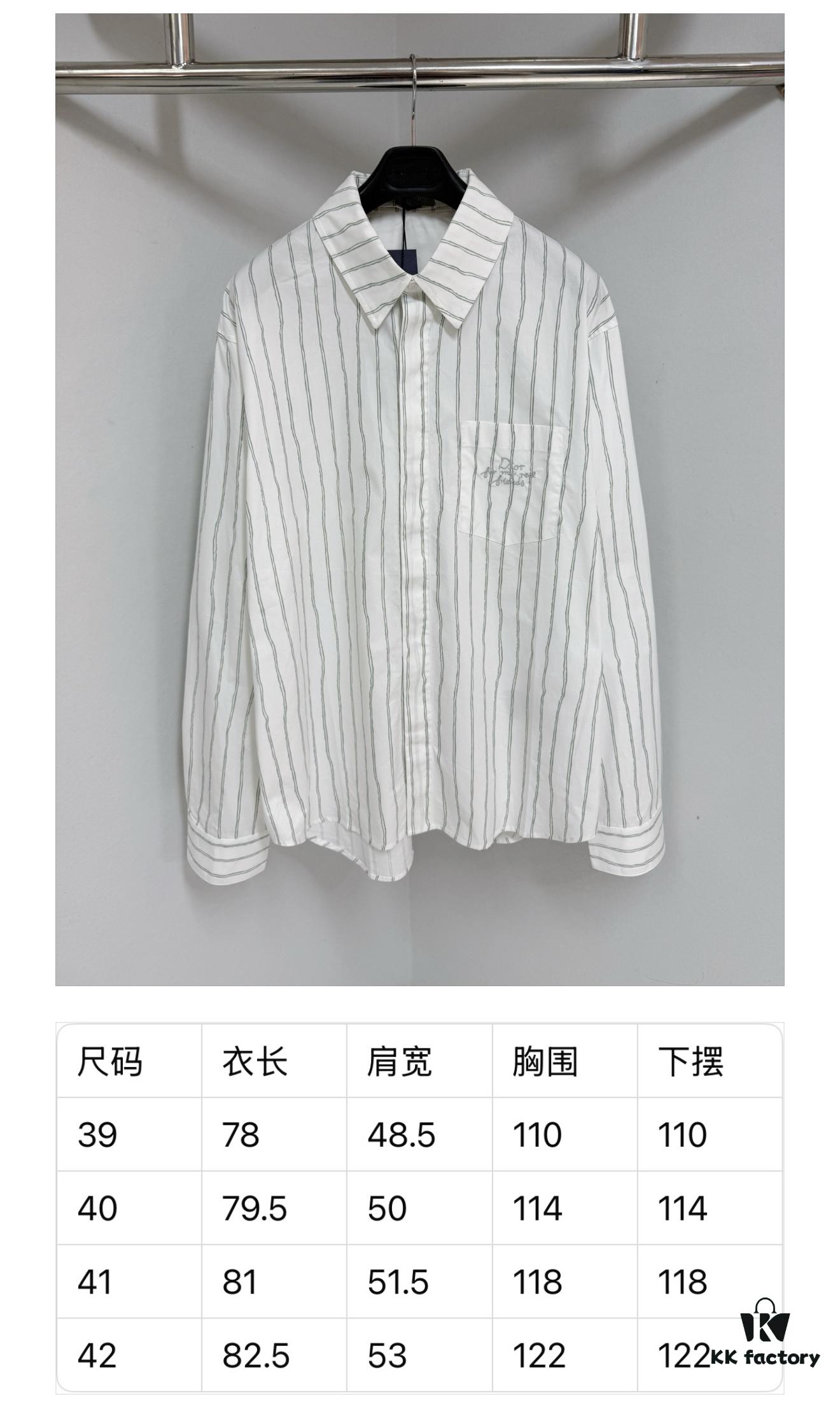 Dior 25ss New Arrival Shirt Combines Modern Elegance with Traditional Aesthetics