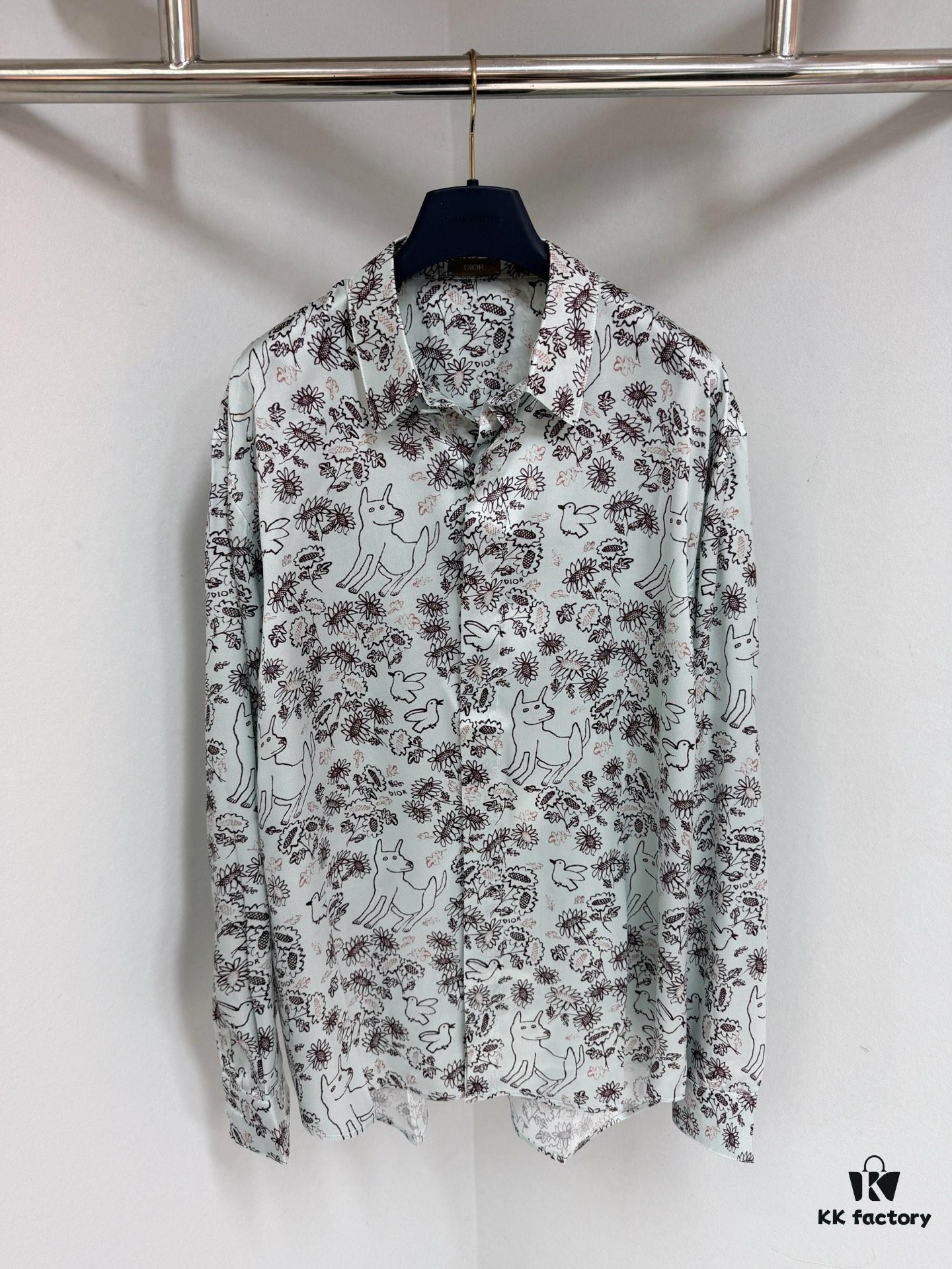 Dior x Hylton Nel 25SS Limited Edition Silk Shirt