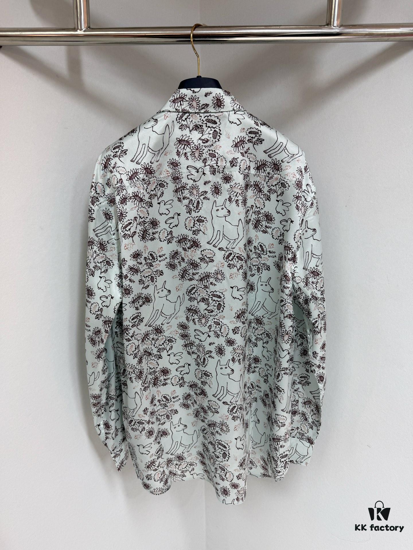 Dior x Hylton Nel 25SS Limited Edition Silk Shirt
