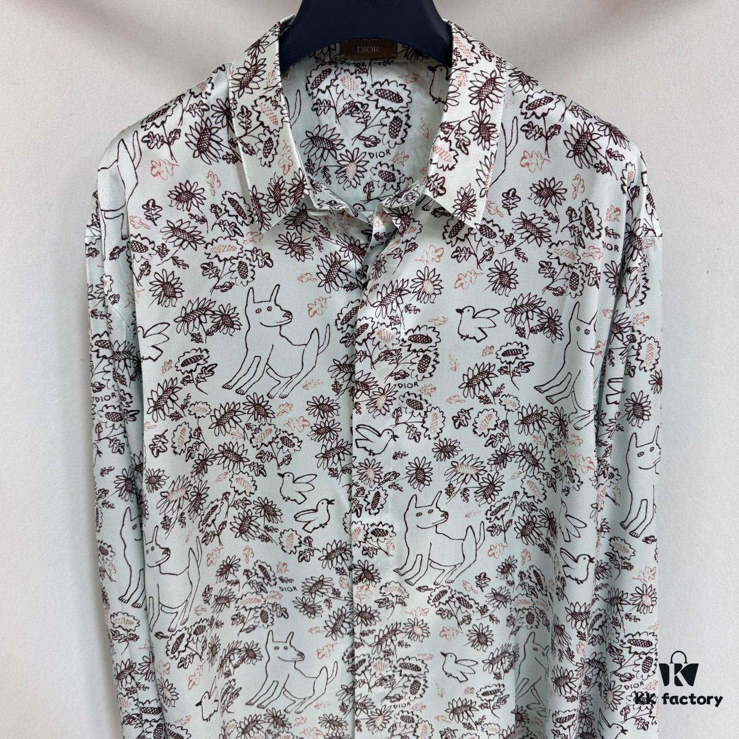 Dior x Hylton Nel 25SS Limited Edition Silk Shirt