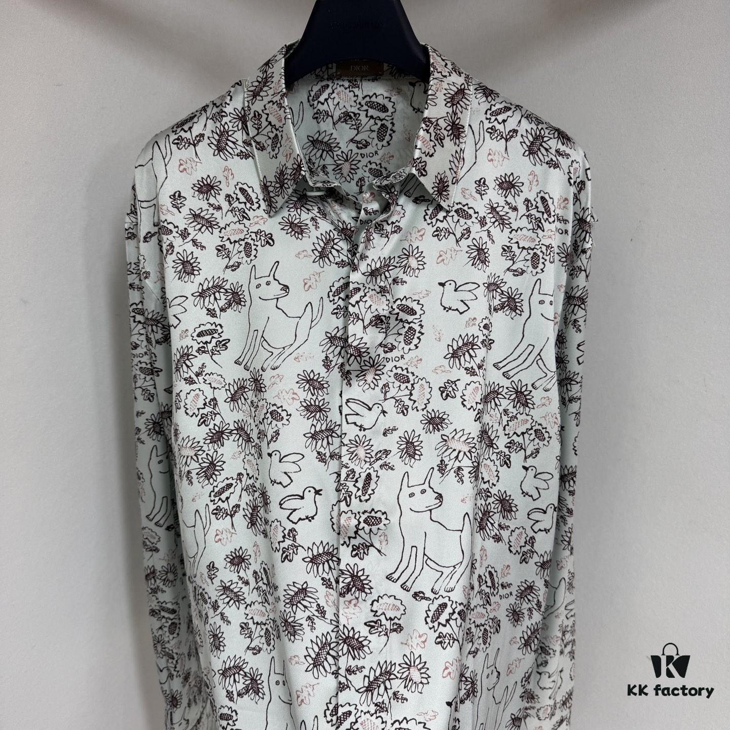Dior x Hylton Nel 25SS Limited Edition Silk Shirt