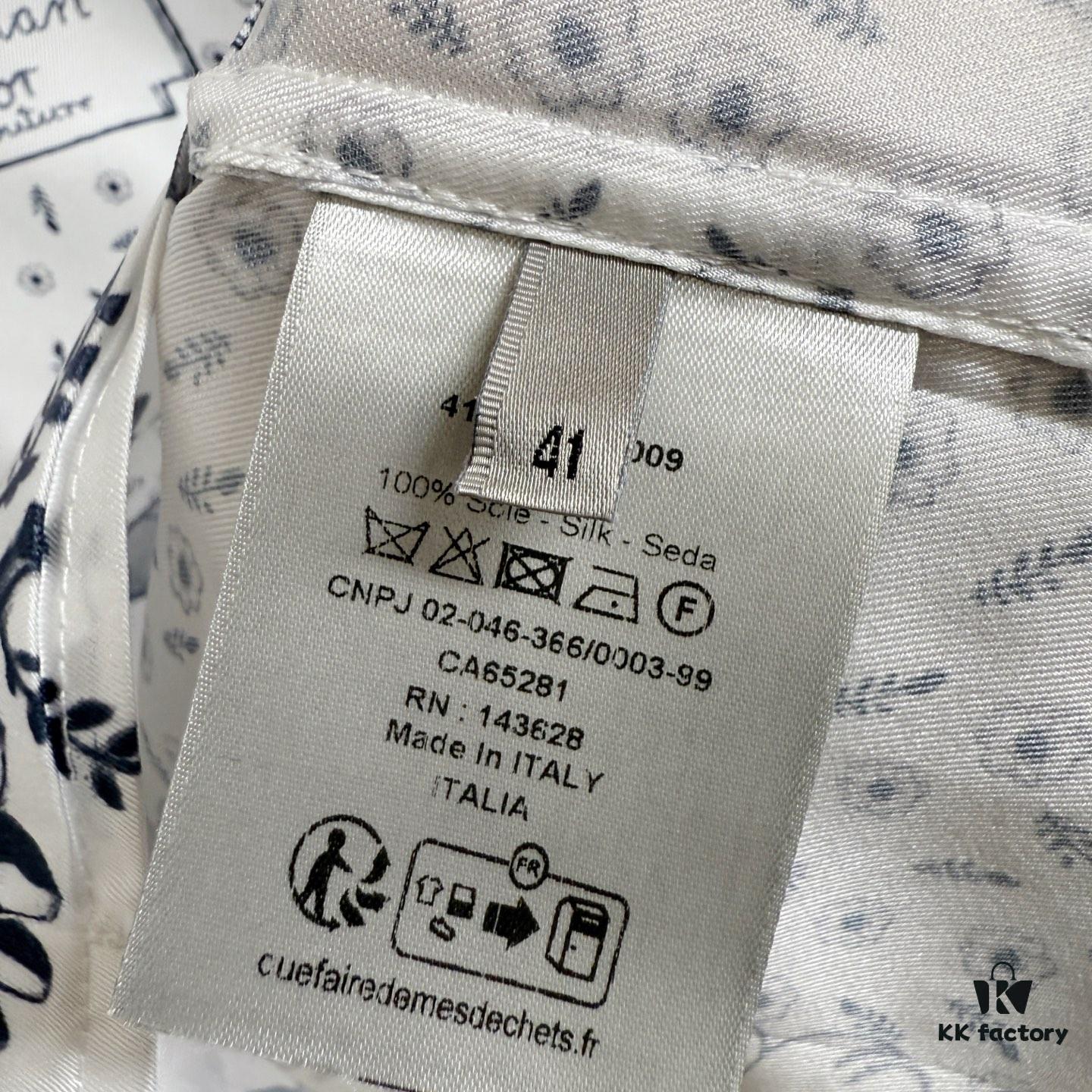 Dior x Hylton Nel 25SS Limited Edition Silk Shirt